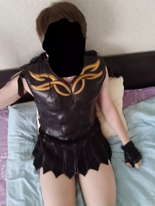 My theatrical costume. But I really want to be brutally and cruel raped in it.