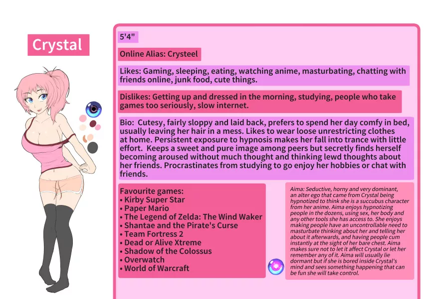 Name a more iconic character in Hypno Hentai (Crystal by ZKO)