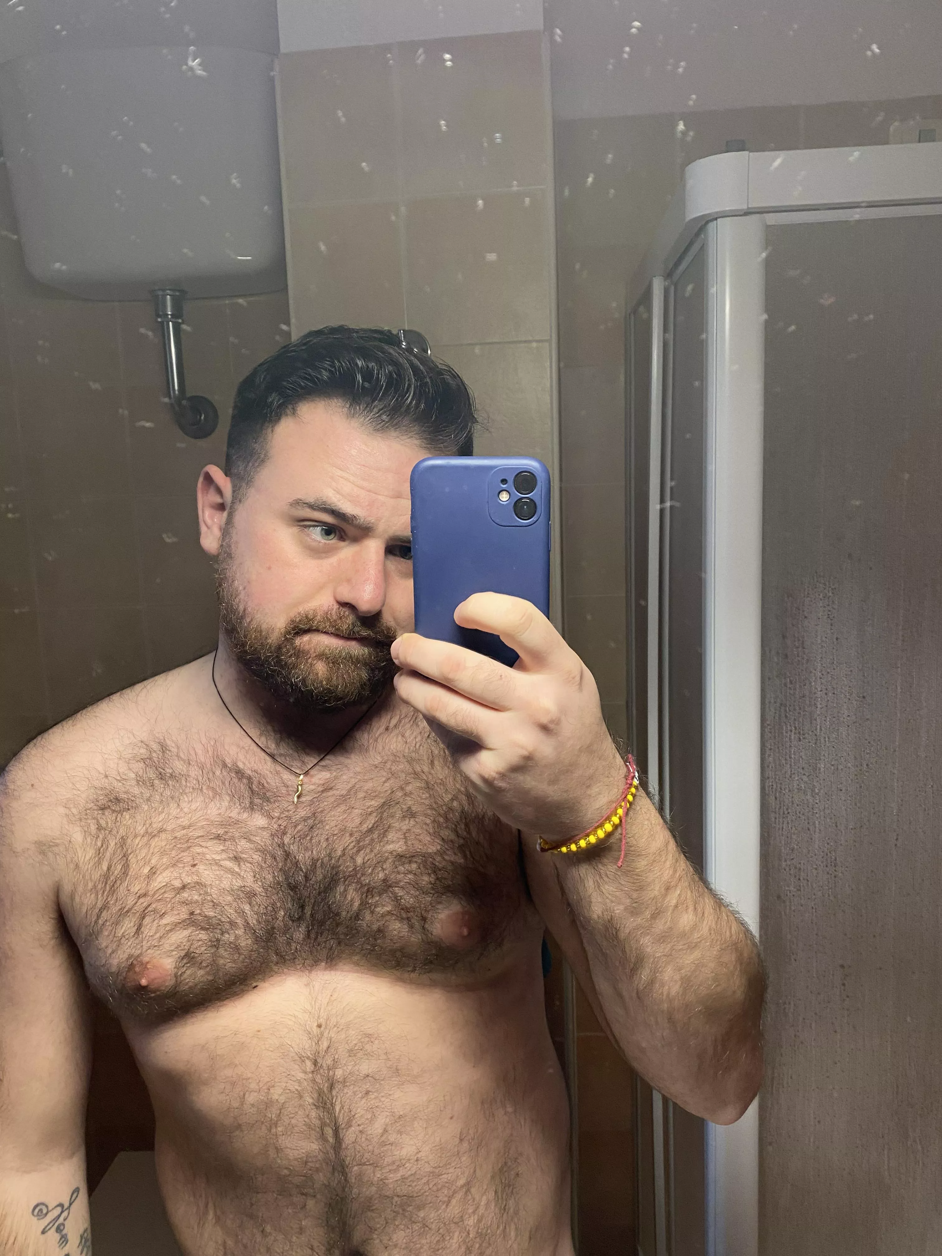 never thought of shaving my chest hair once and I will never do it! 🐻🎈✋🏻💜