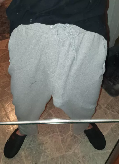 not even lose sweatpants are safe :(