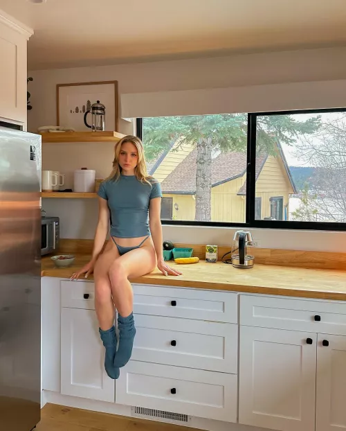 Not quite dressed yet