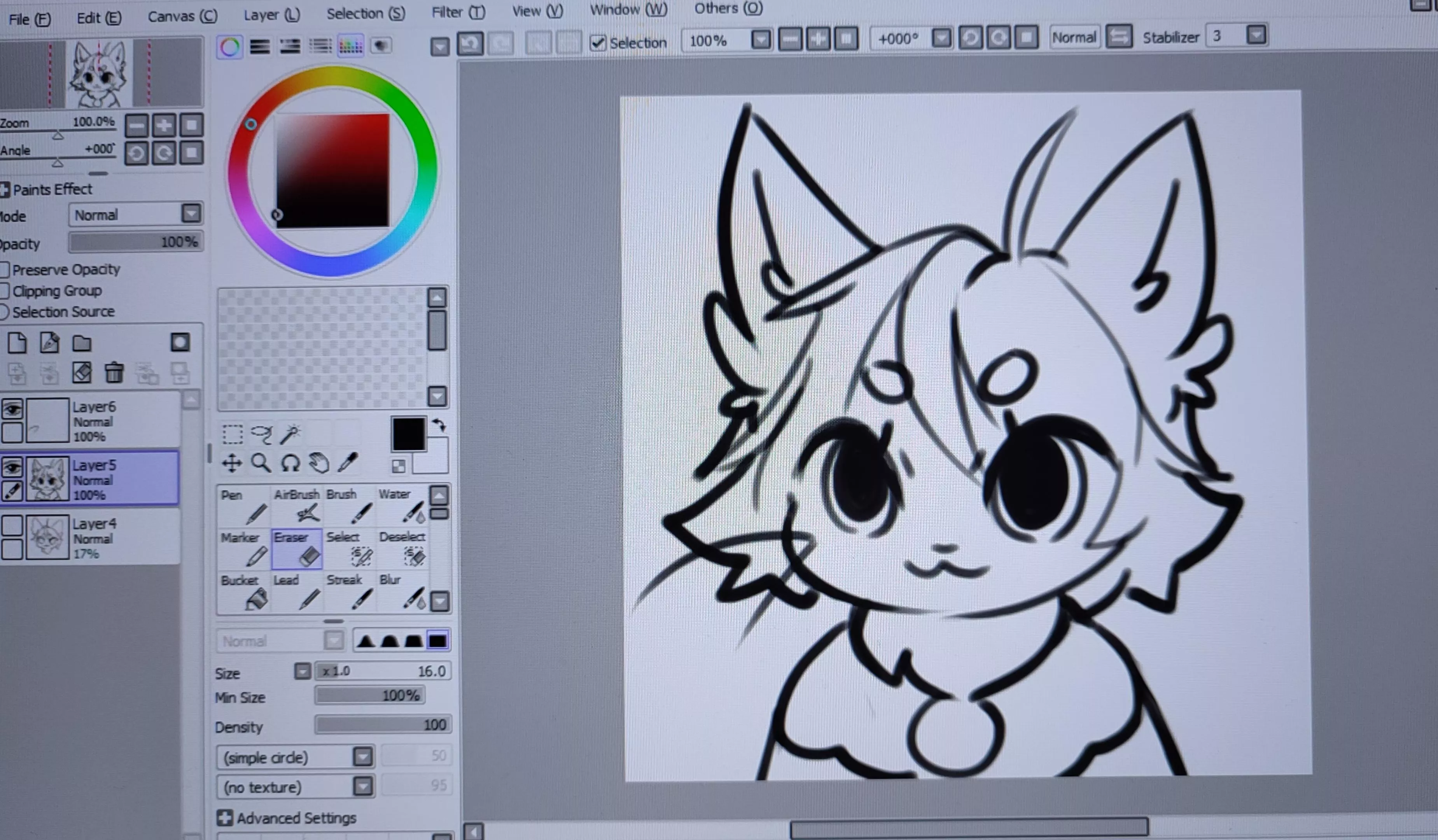 (OC) trying to get back into digital so here's a digital doodle for the first time in years