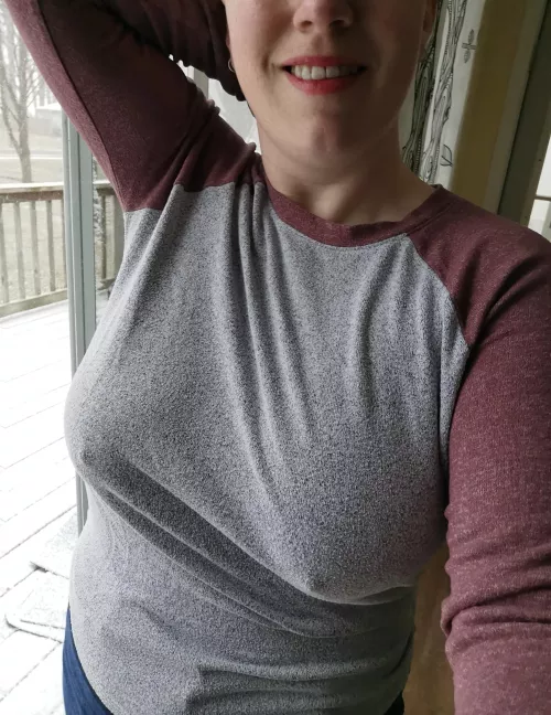 Pulling my sweater out since it decided to snow