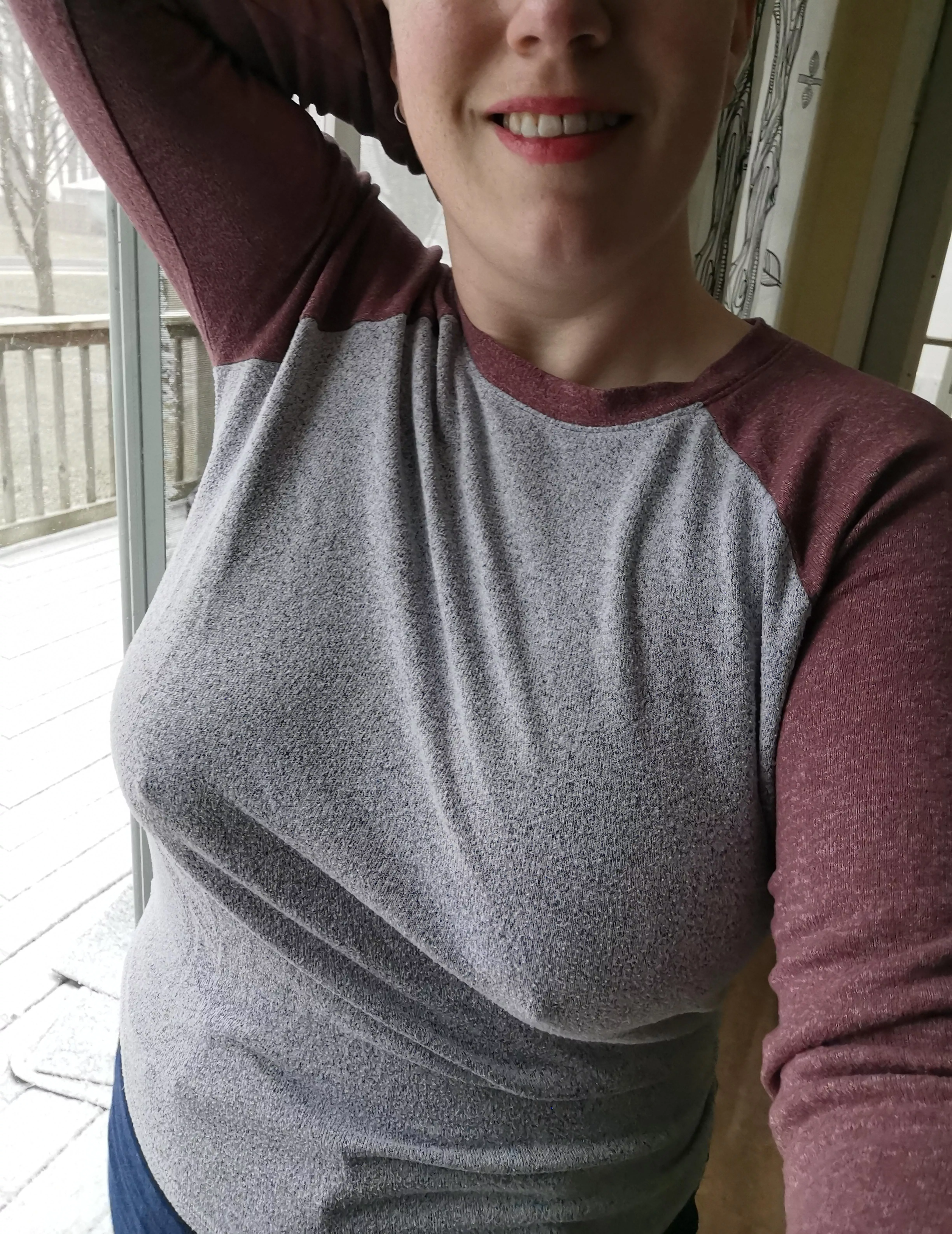 Pulling my sweater out since it decided to snow