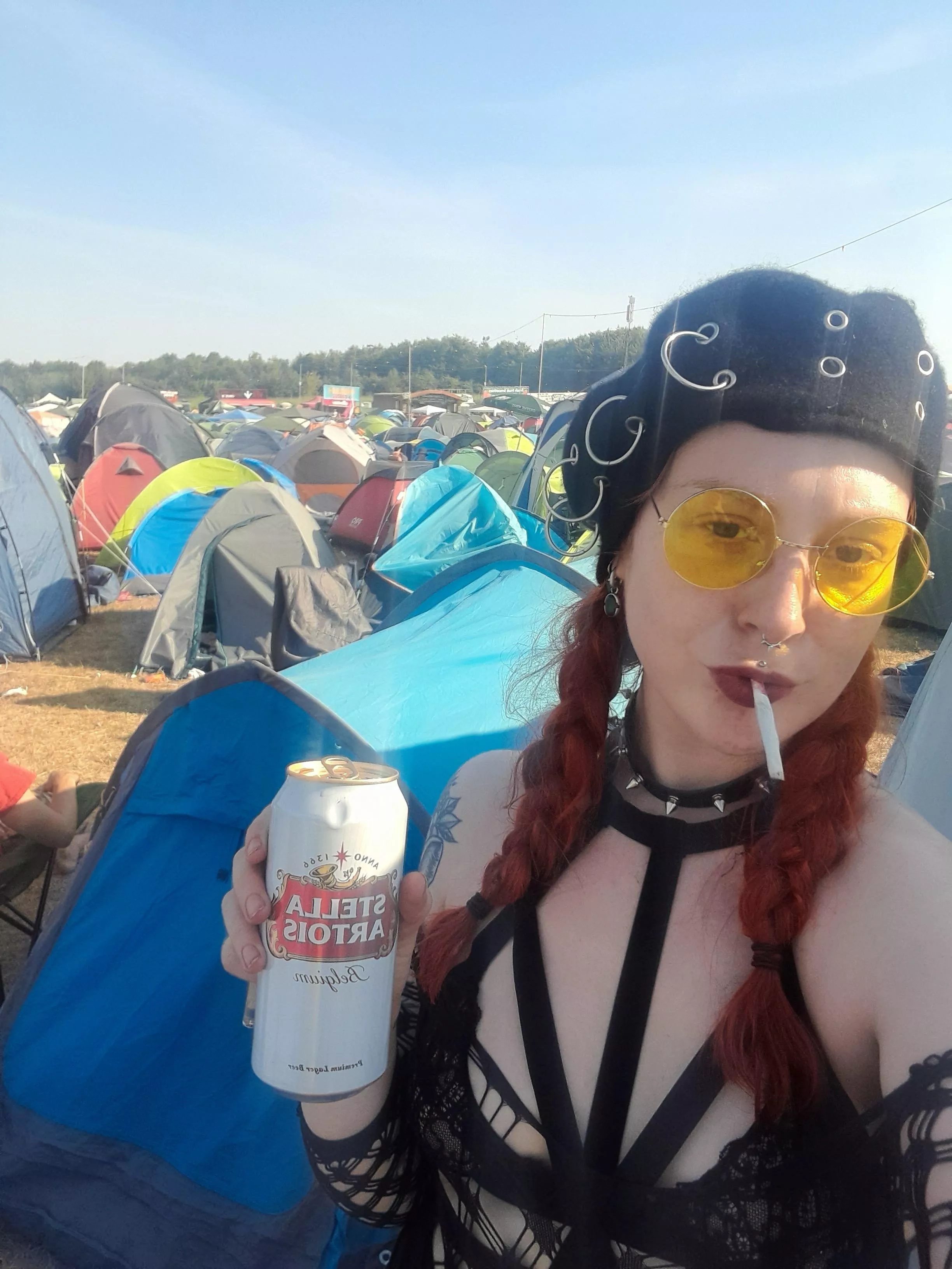 Roll on festival season! (This warm Stella was not the one 🤮😂) f24