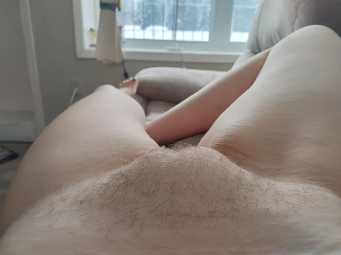 Say hello to my tiny blonde bush!