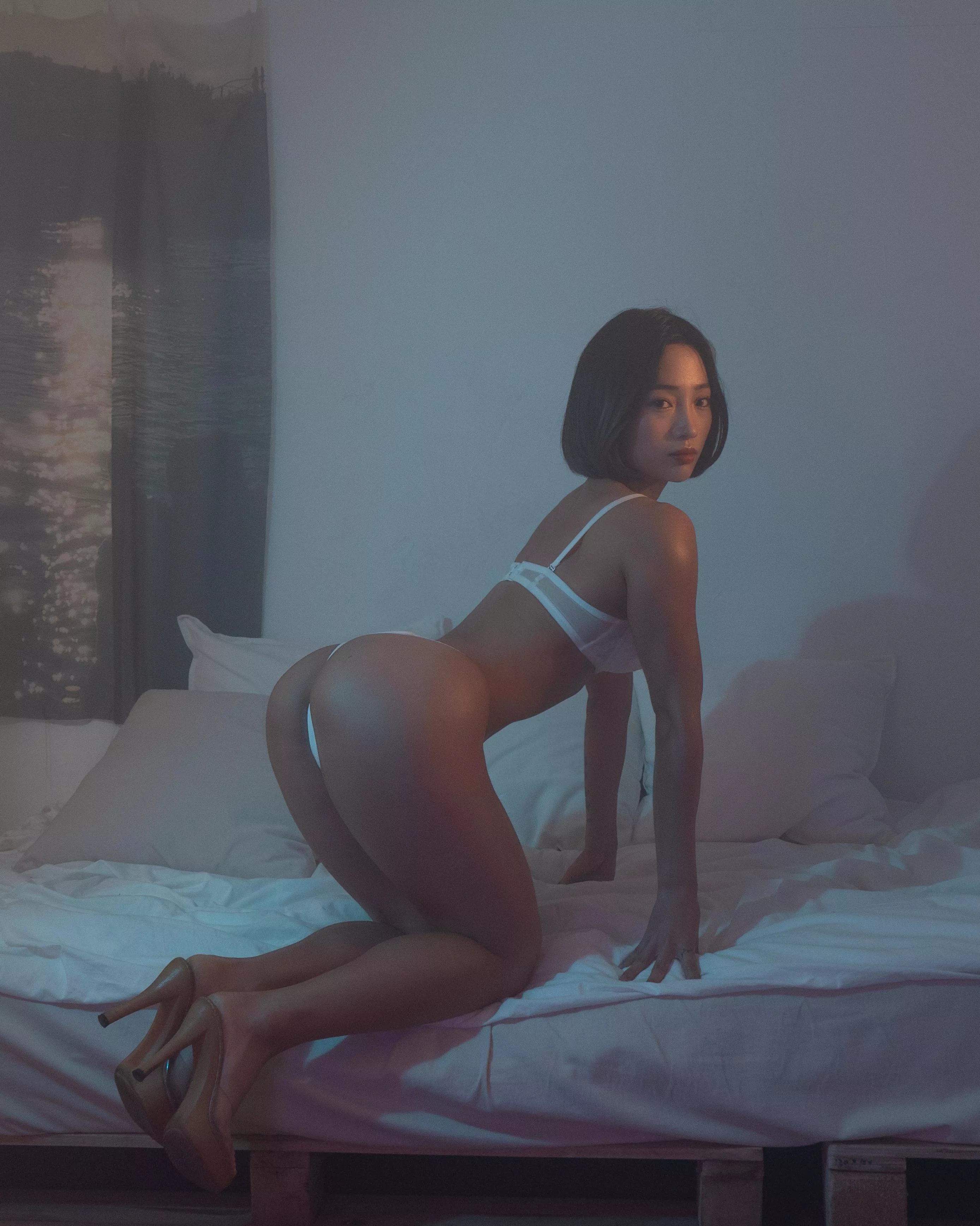 Shot with this model last winter when she was at less than 10k followers on IG. She now at 64k and seems to be going the route of selling more erotic photos