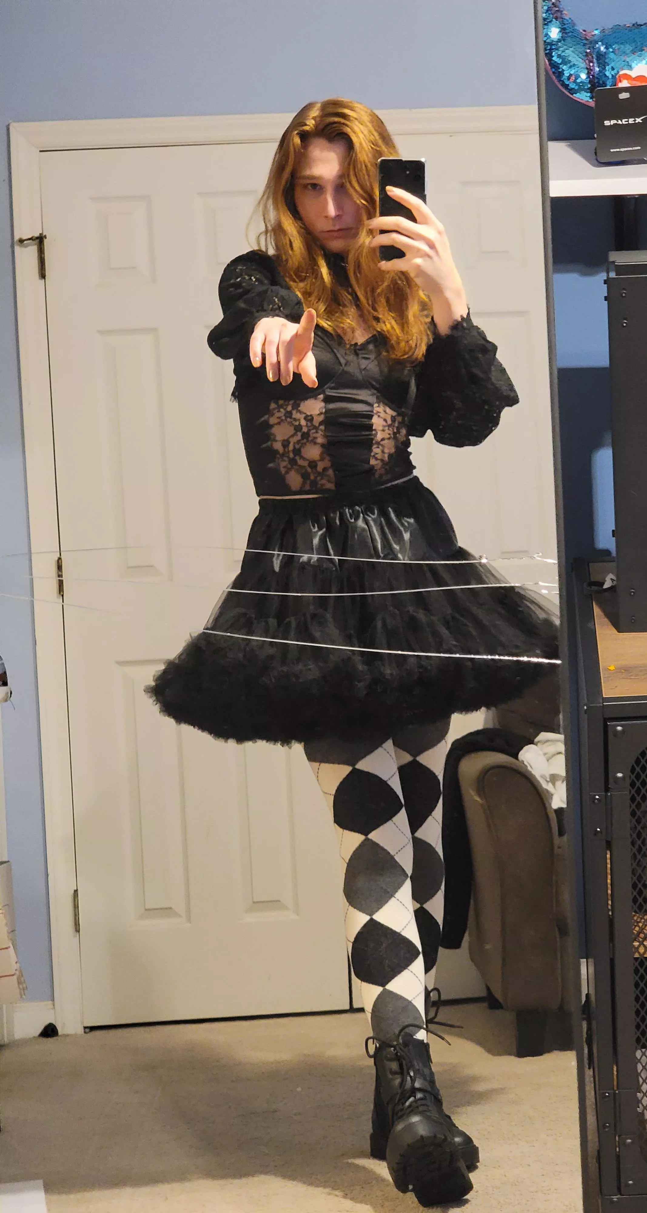 silly outfit for a dreary day