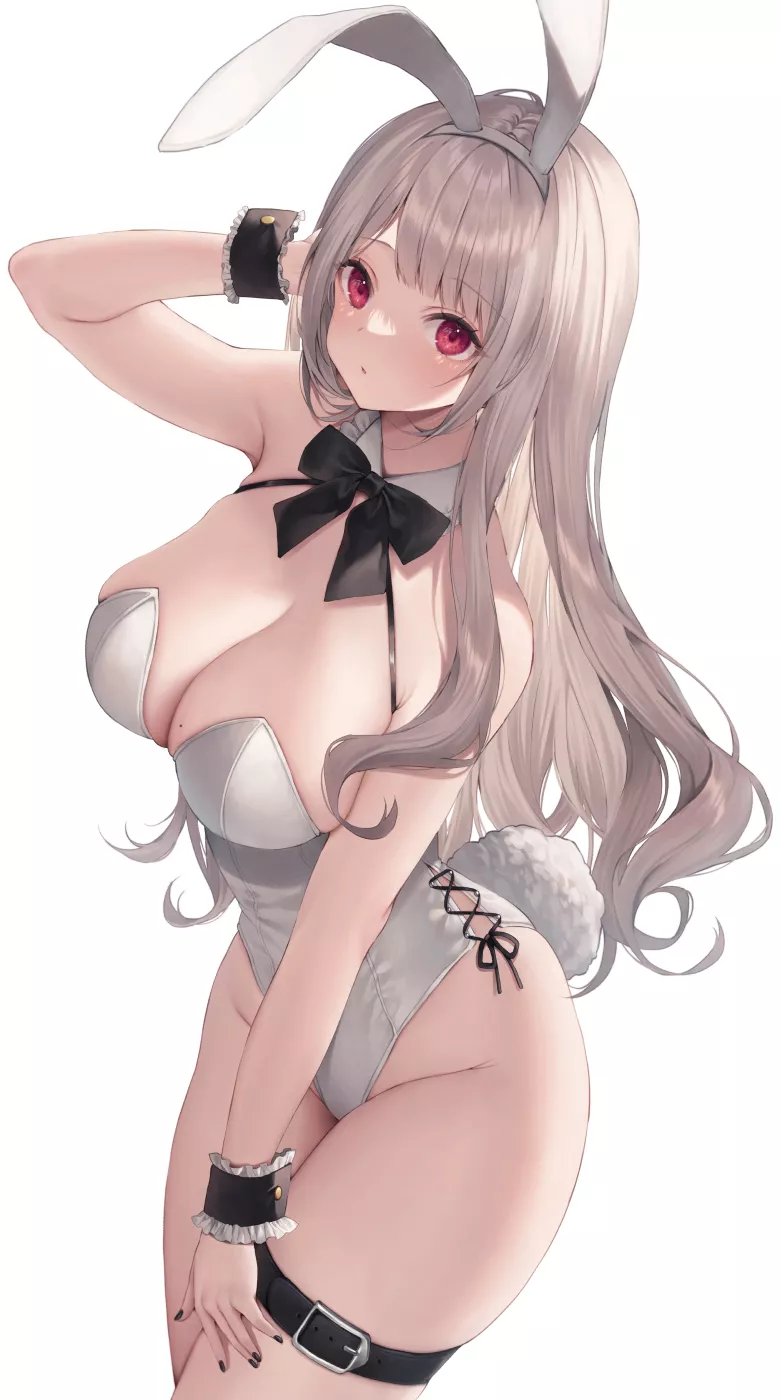 Silver-Haired Bunny Girl [Artist's Original]