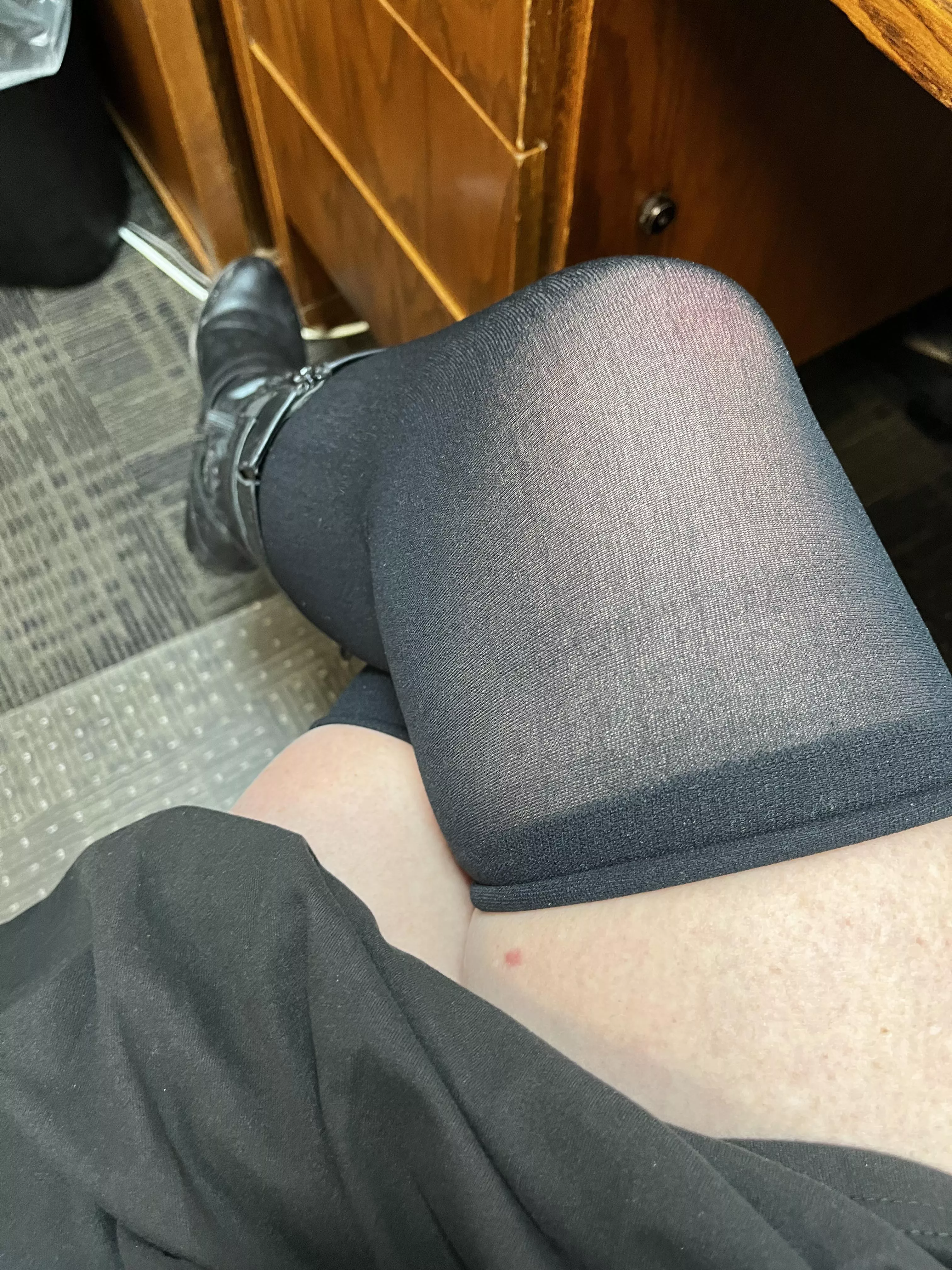 Stockings and no panties! What will you do to me?