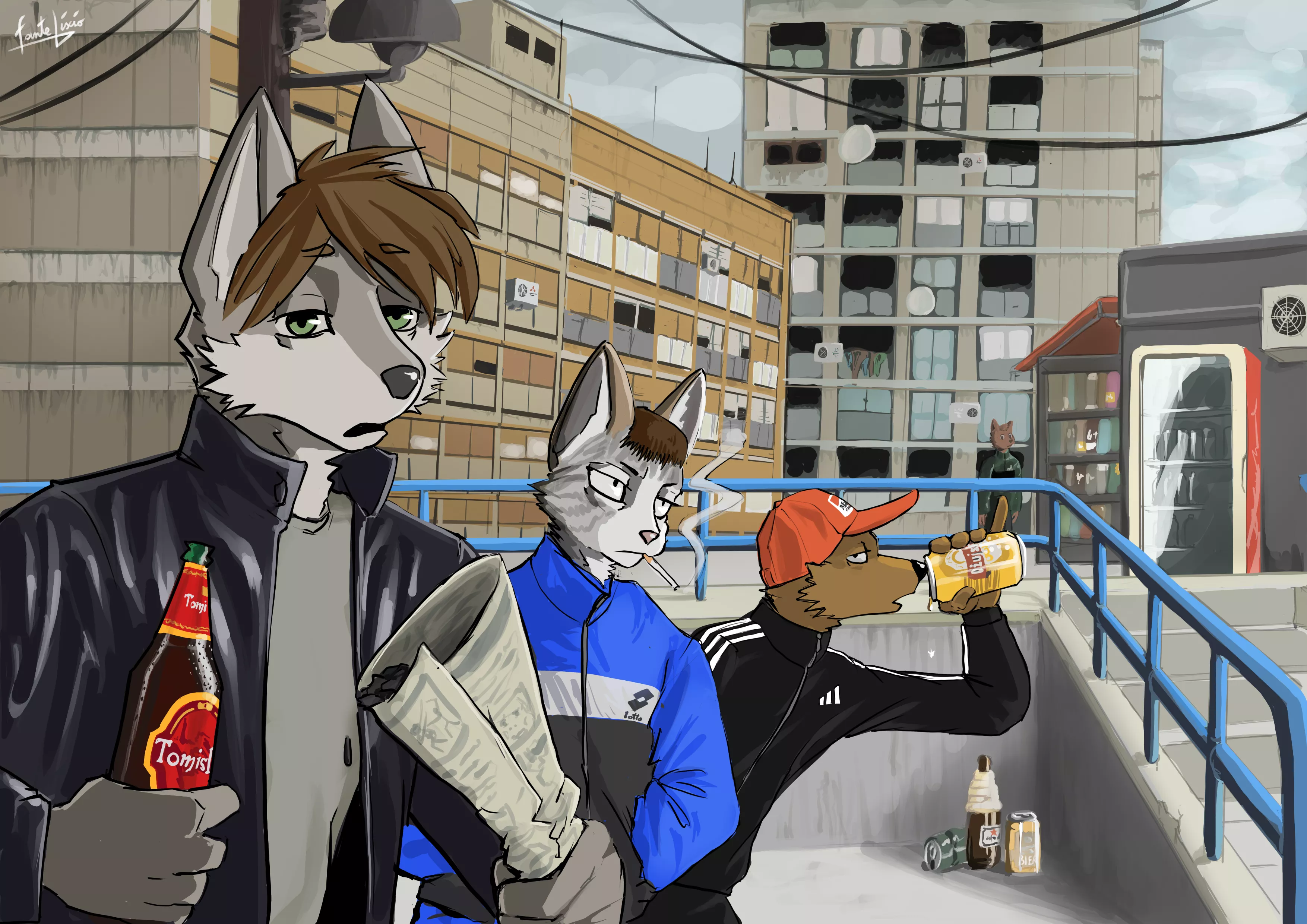 The Eastern Europe vibes (art by me)