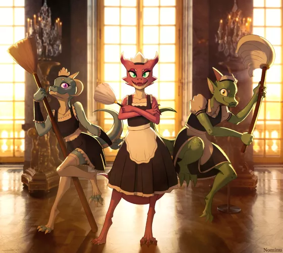 The Kobold Cleaning Crew (art by Nominu)