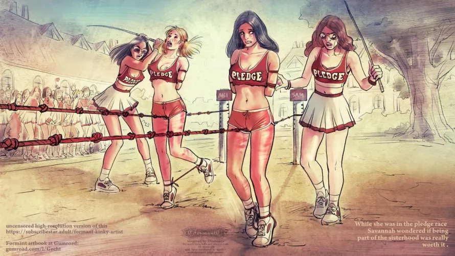 They are doing the race of shame