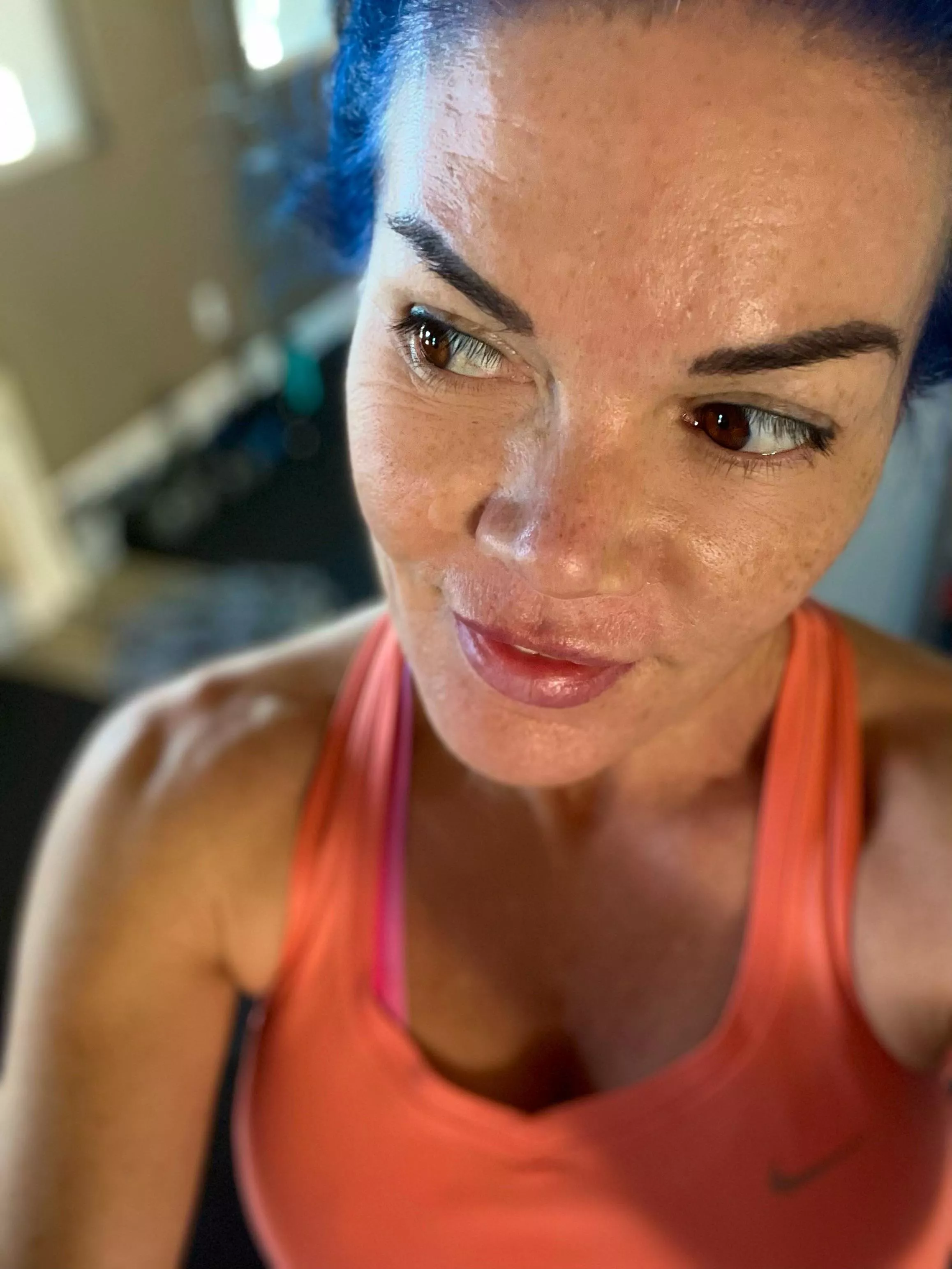 Thinking about the next work out.