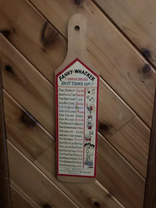 This hangs on our wall. Spanko’s hidden in plain sight