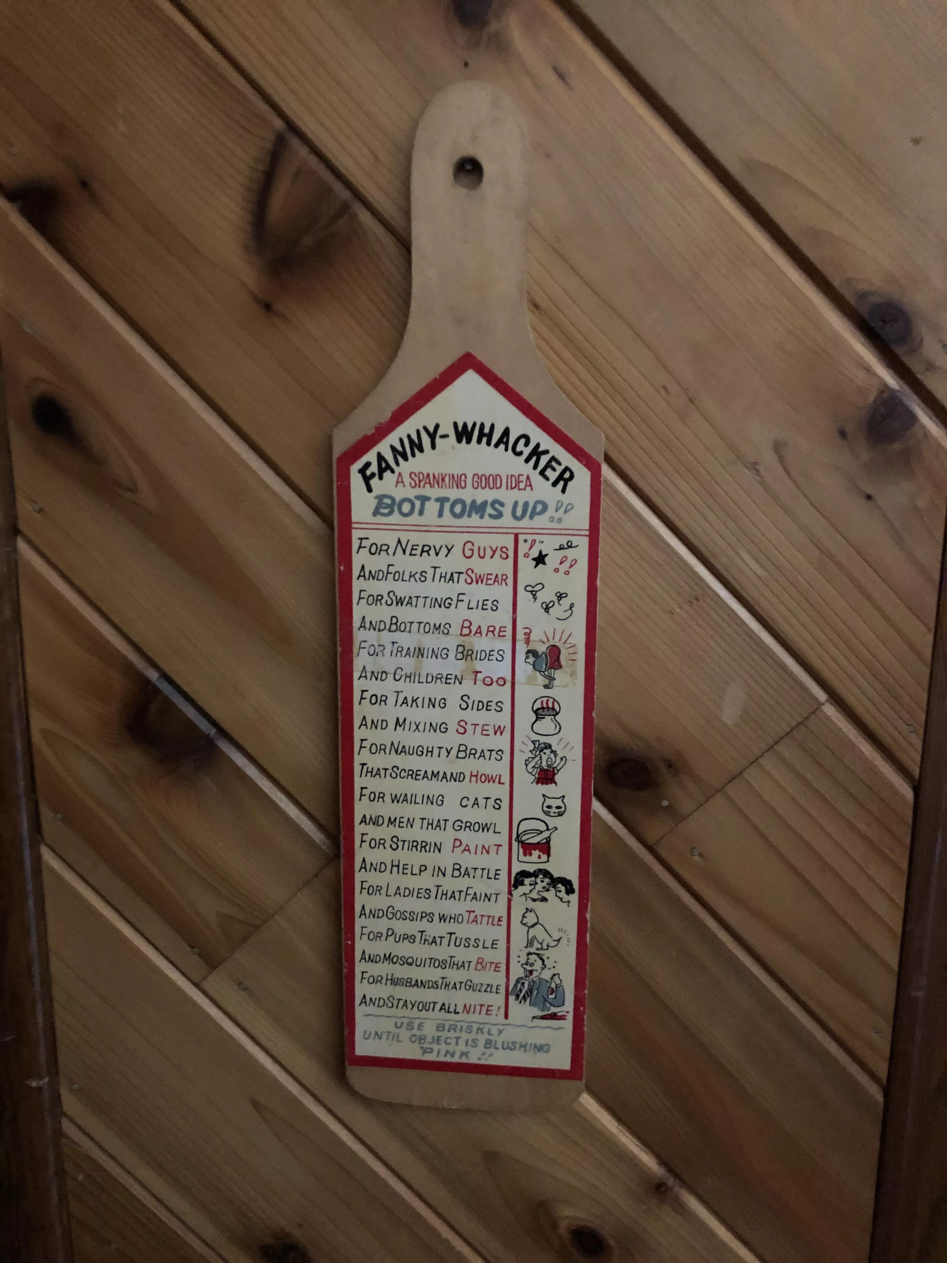 This hangs on our wall. Spanko’s hidden in plain sight