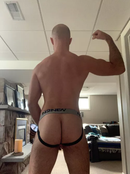 Wanna tear this jock off and bend me over?