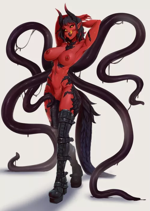 what do you think of the tenacle tales where futa dicks that can cum and thier slits are like pussy or asshole? so this futa will have 6 dicks/6 pussys. what do you think