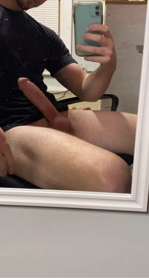 Young and horny with a big cock