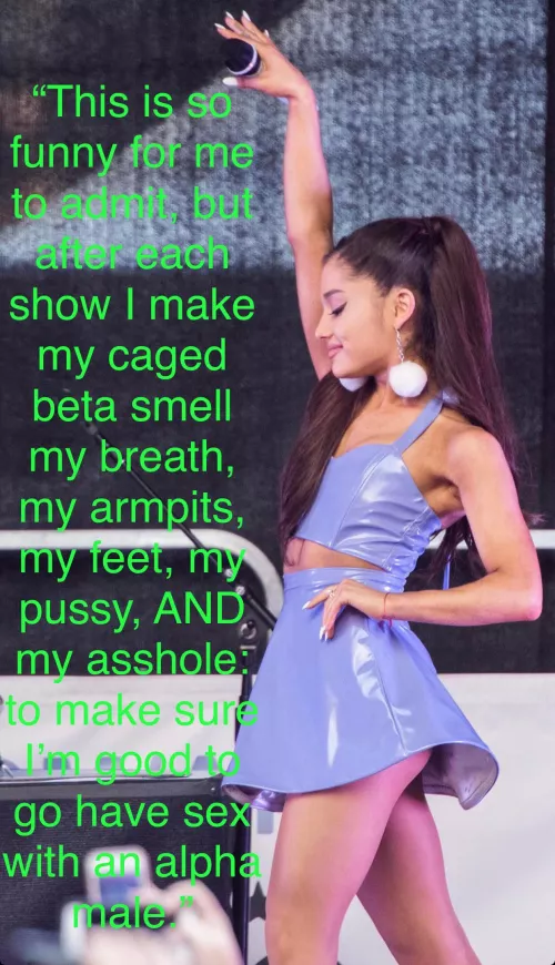 You’re her smell-check cuck slave.