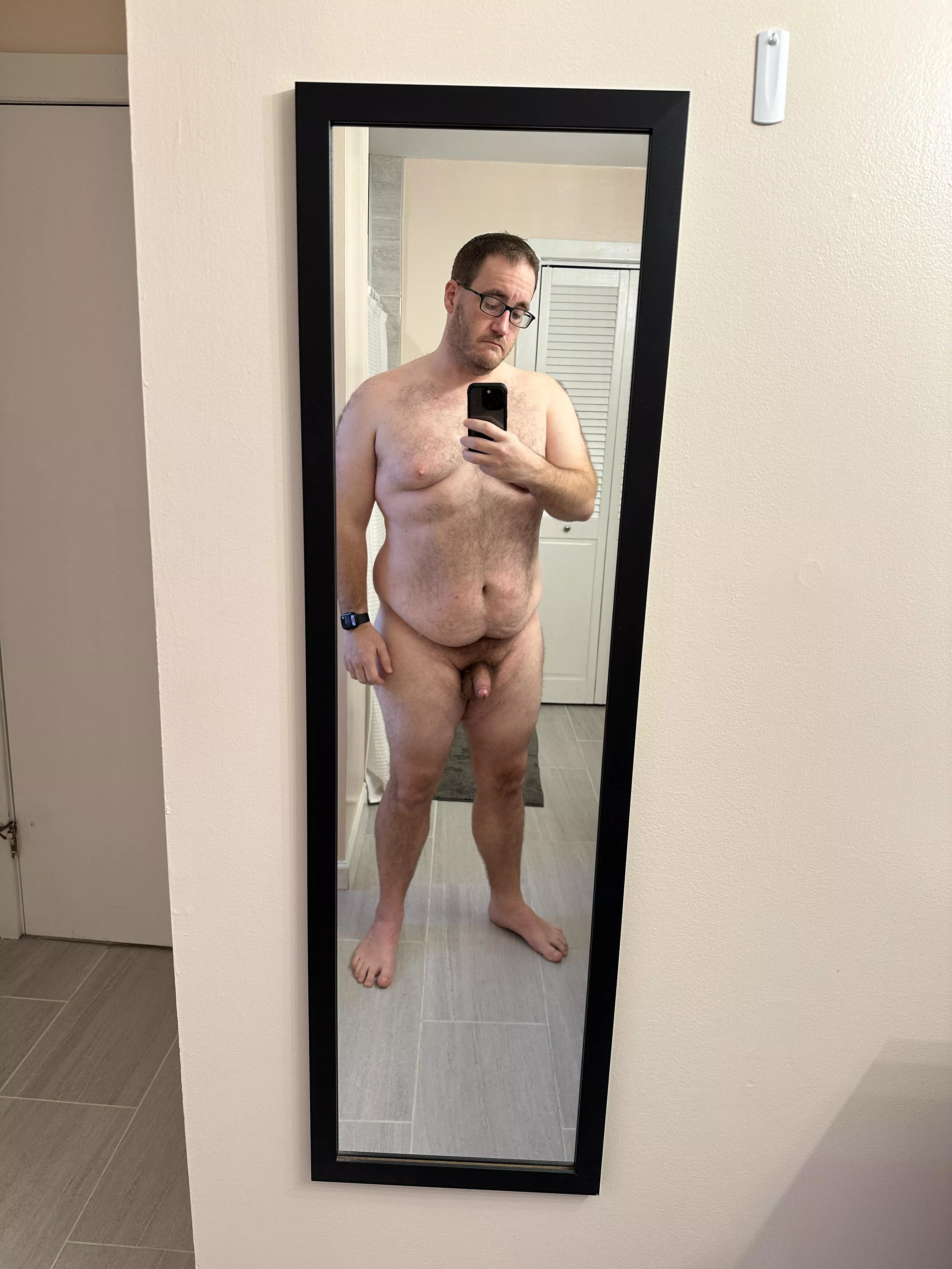 41 M 266 lbs 5’10”. Mirror progress, perhaps. Down almost 20 since December.