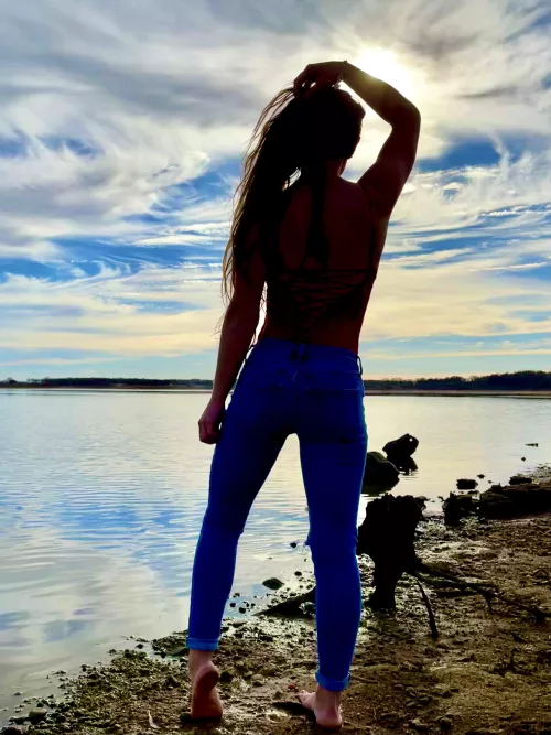 A colorful end to the day