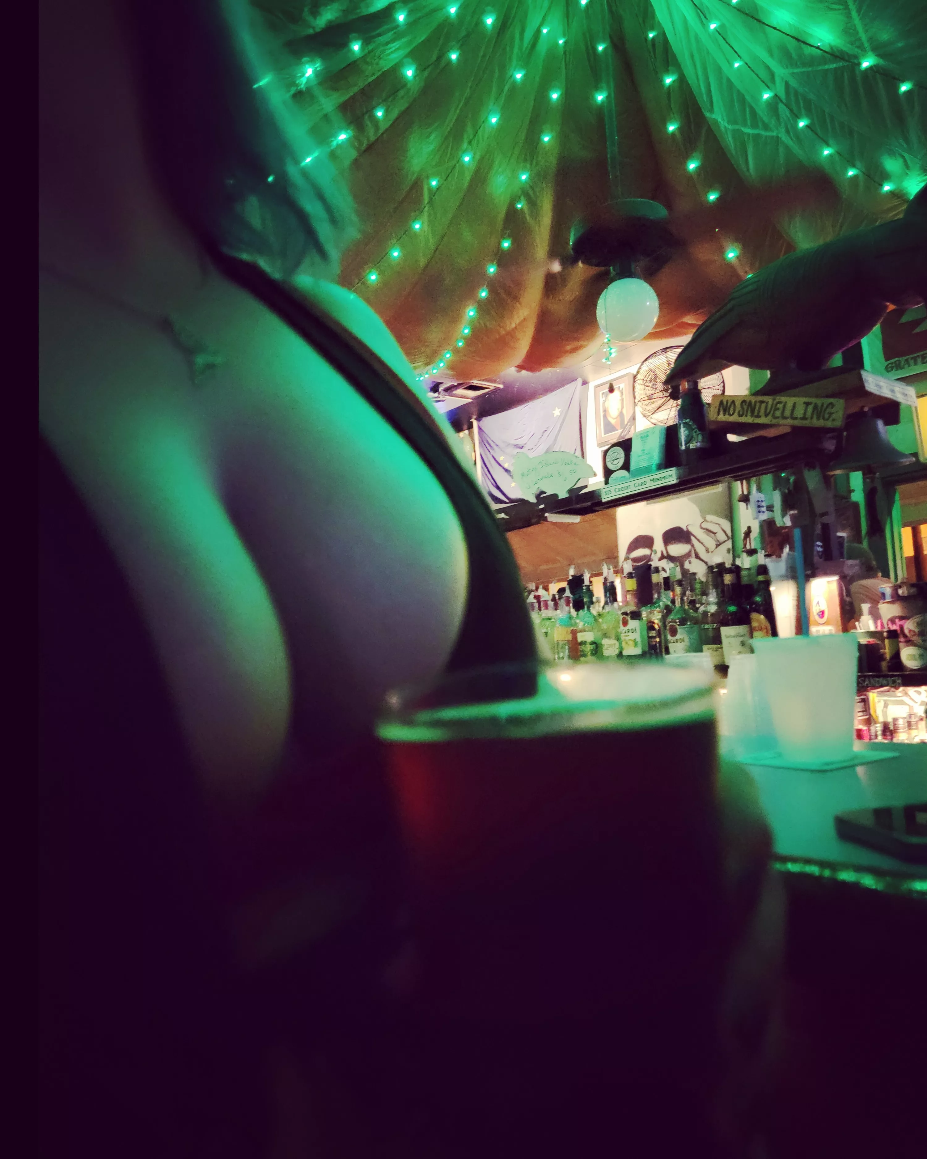 A little cleavage in Key West!