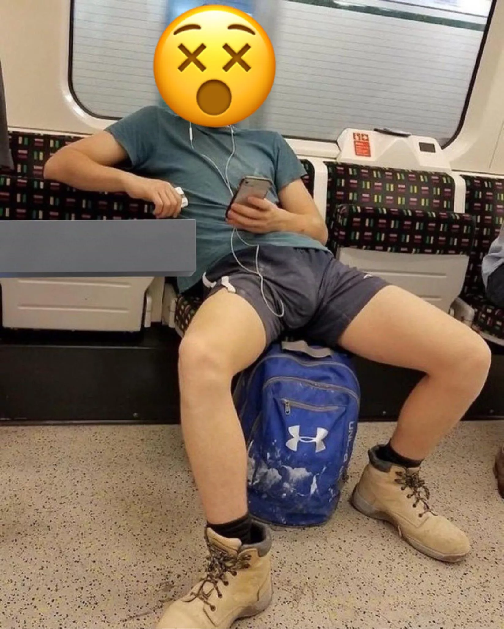 Caught some serious manspreading on the train