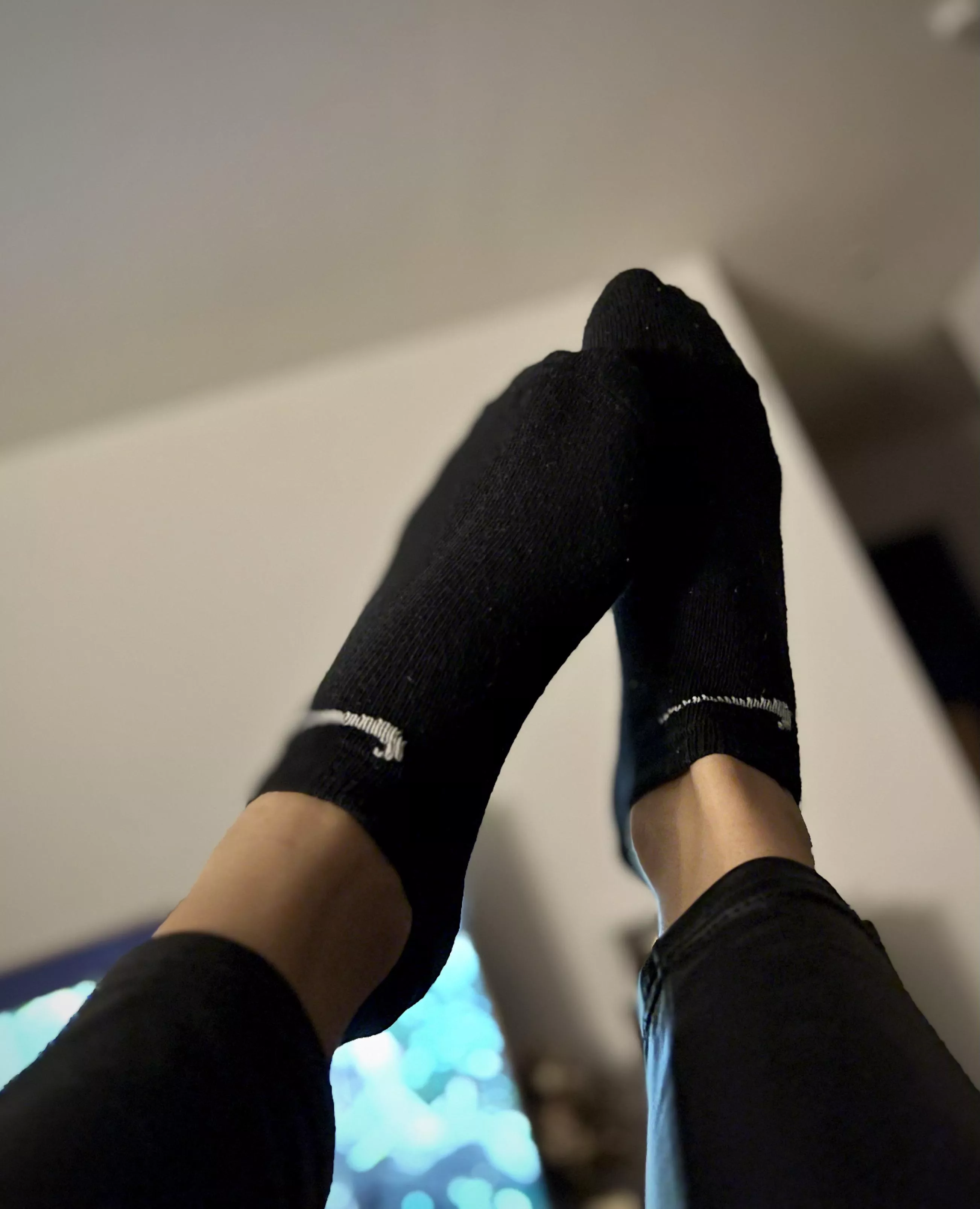 Do you want to sniff my black Nike socks after work? 😌👅