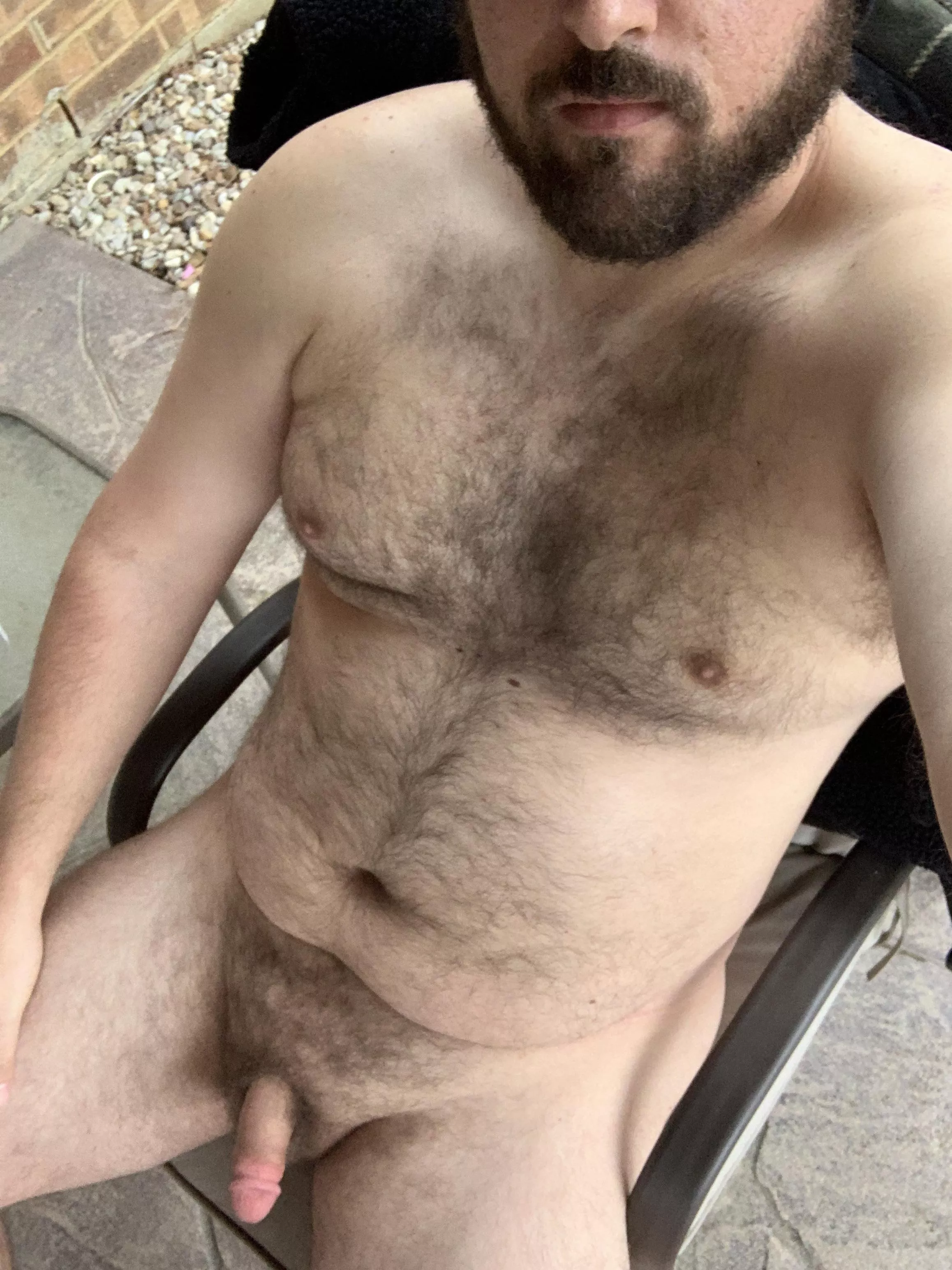 Enjoying a rainy morning