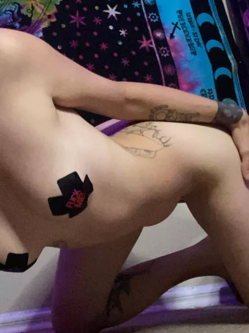 face down as soon as you walk into the room