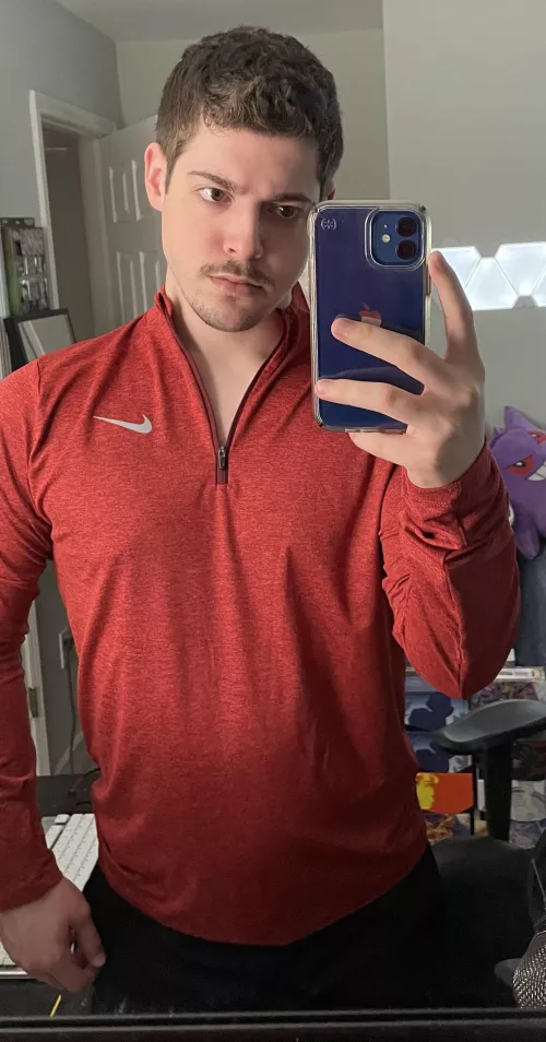 Feeling like wearing my red jacket today