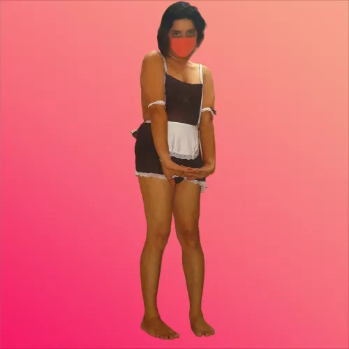 Getting ready for chores.