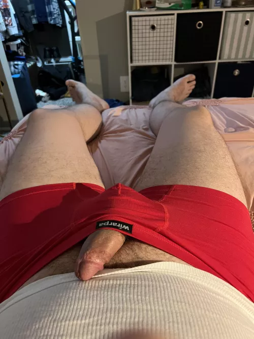 Hanging out before I leave for work