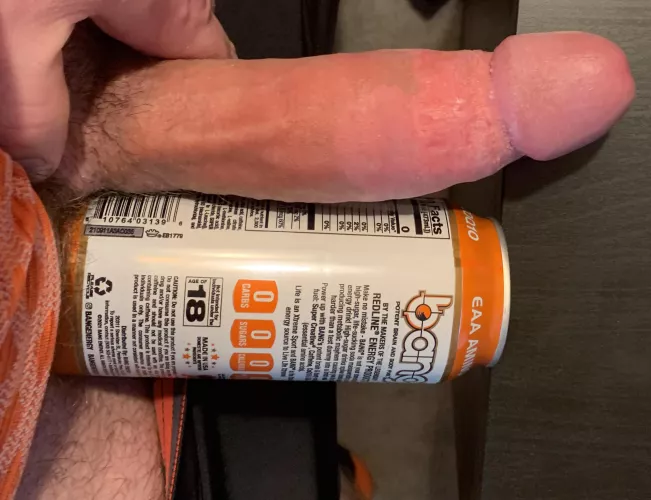 Haven’t lost in a while. Who’s bigger? (Can is 6.5 in)