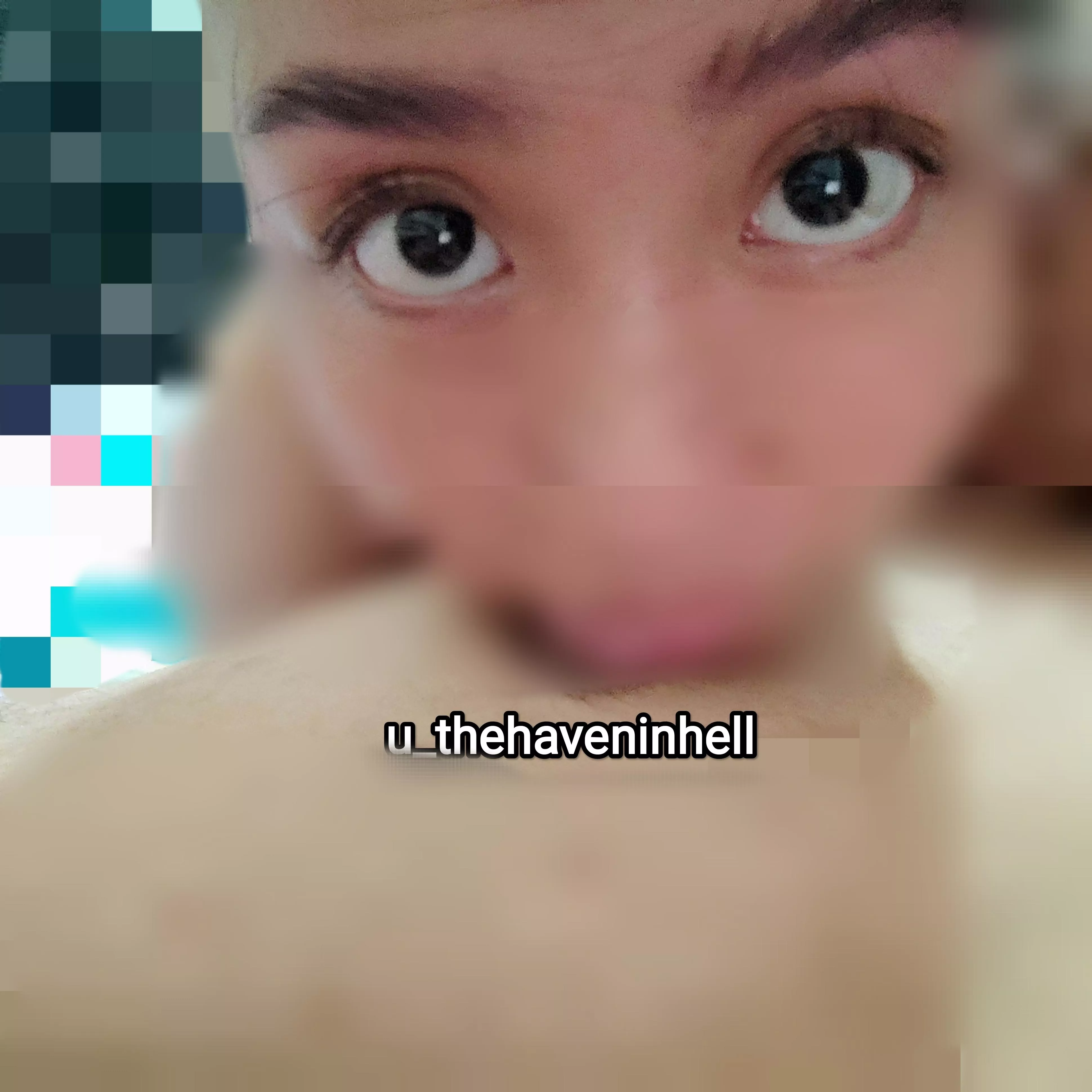 His view while I suck his tits. [f]