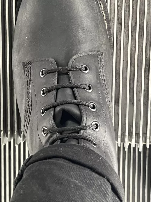 How do I stop the tongue on my boots folding like this?