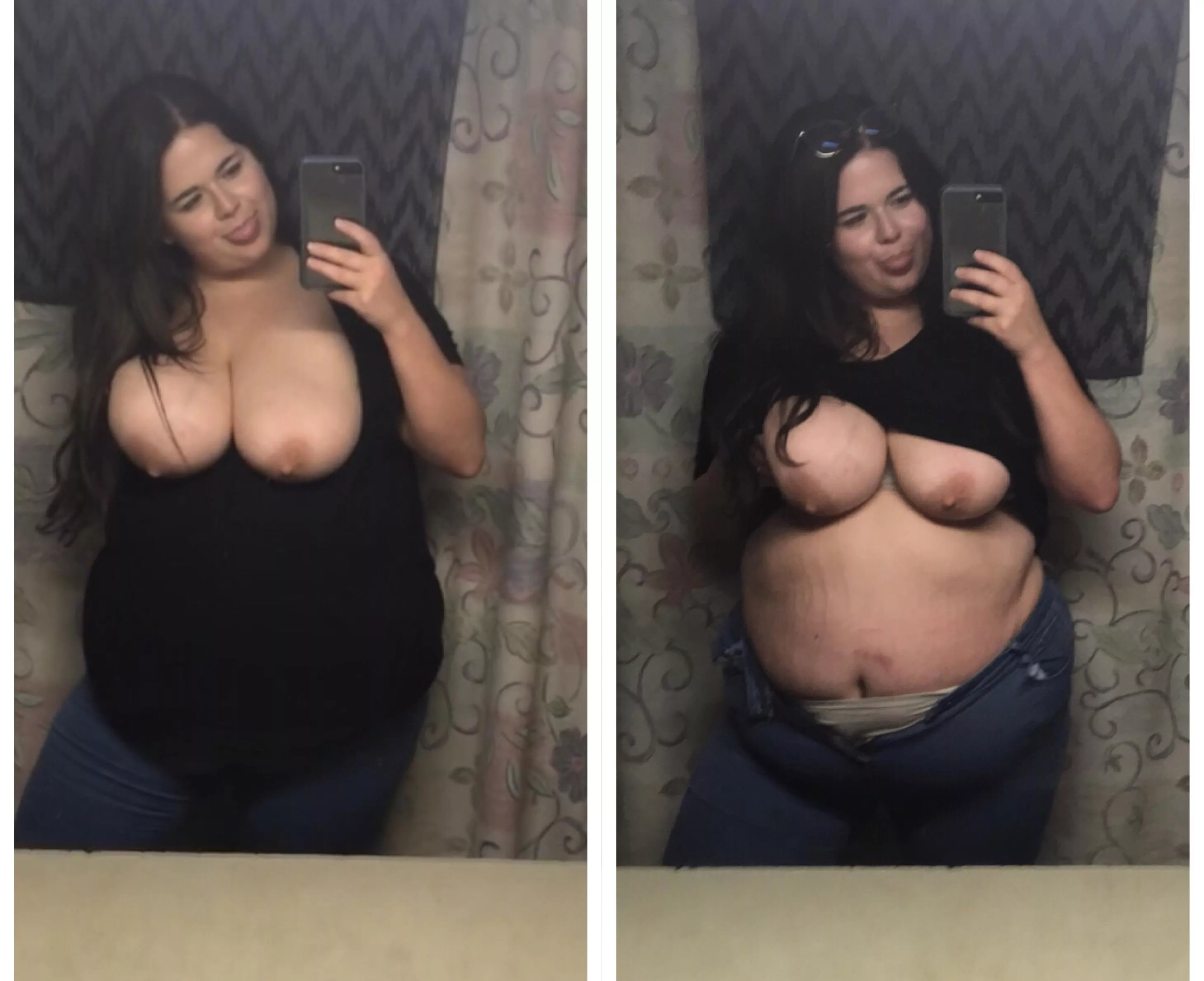 I couldn’t button them after dinner. 😳