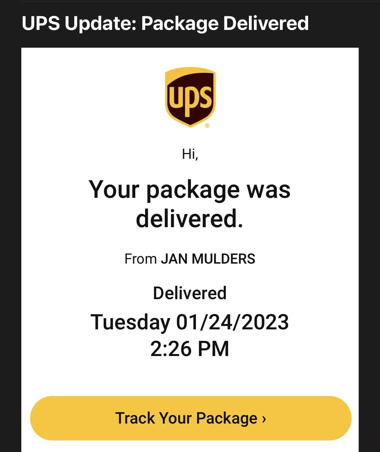 I just love these emails!!!