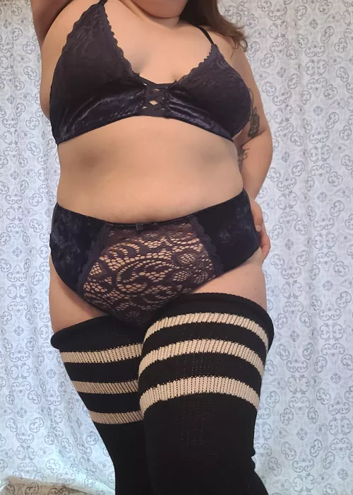 I like the thigh high socks
