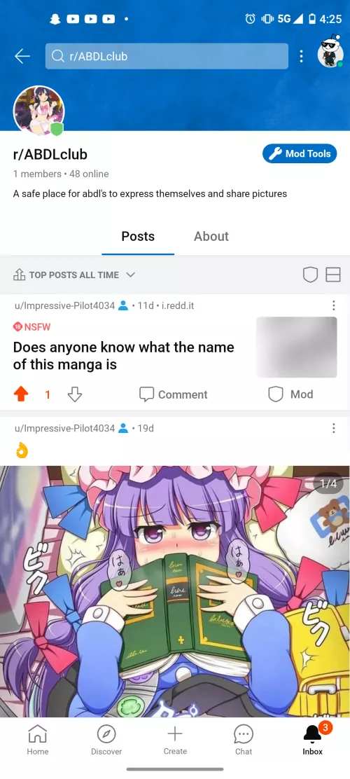 I started a new abdl group if anyone wants to join it's ABDLclub