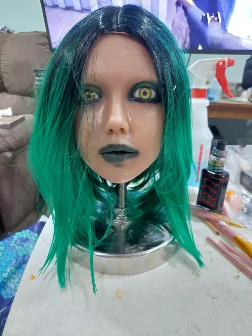 I was going for cute goth not fucking Medusa!