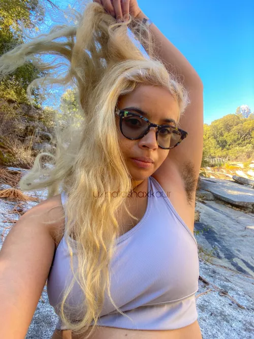 I was so sweaty after my hike. You could definitely smell my scent.