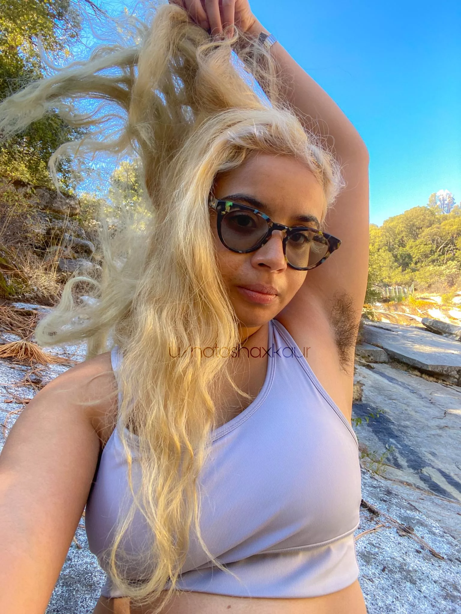 I was so sweaty after my hike. You could definitely smell my scent.