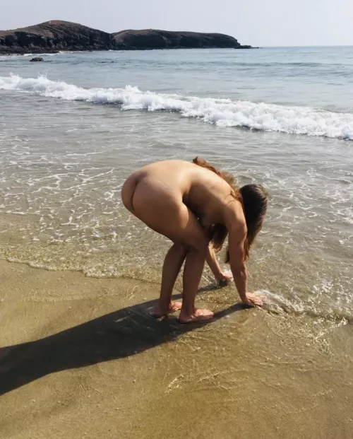 It’s a big fun to provoke on the nudist beach and check who’s getting a boner