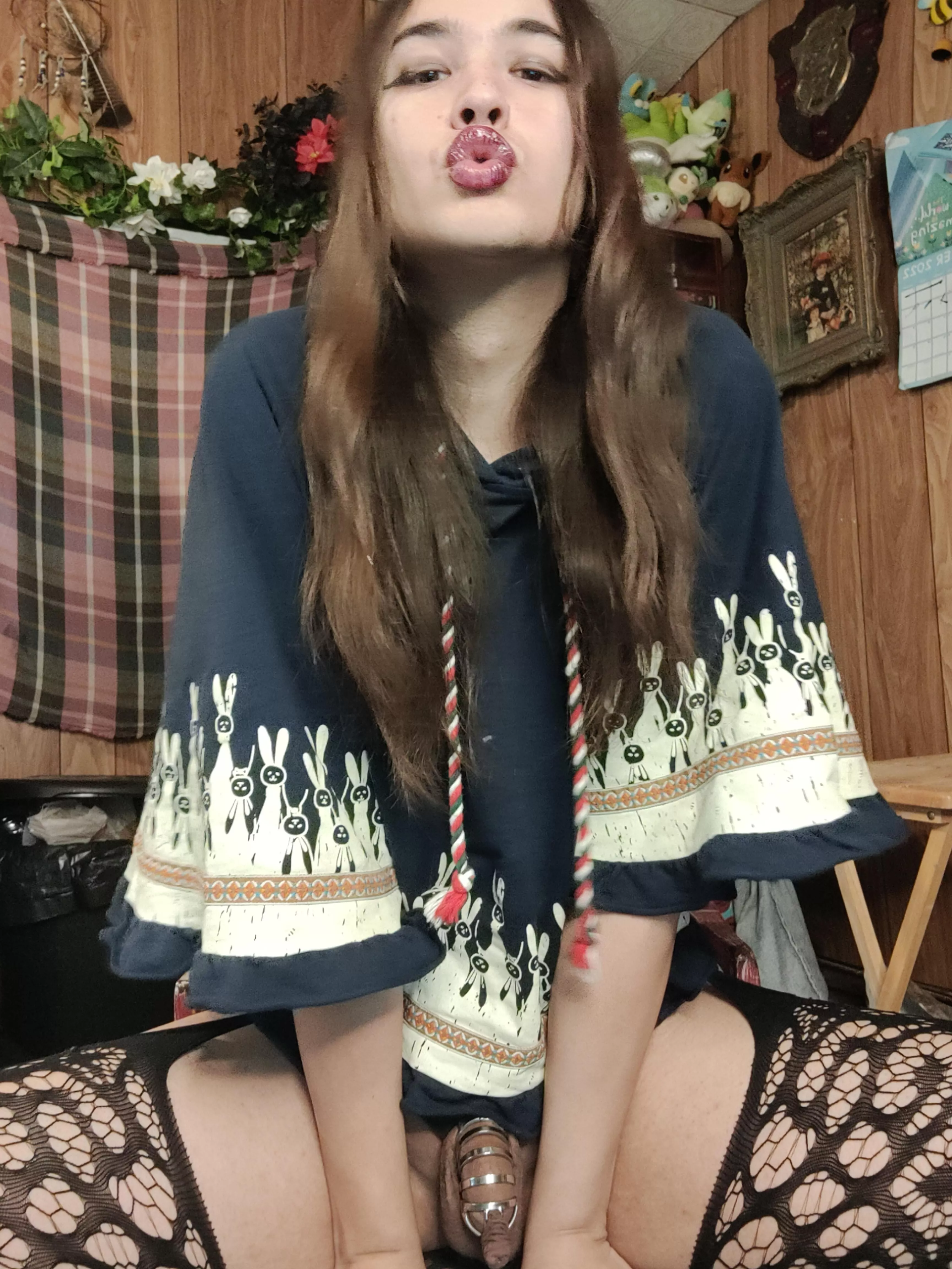 Just a little kiss for how good I've been?