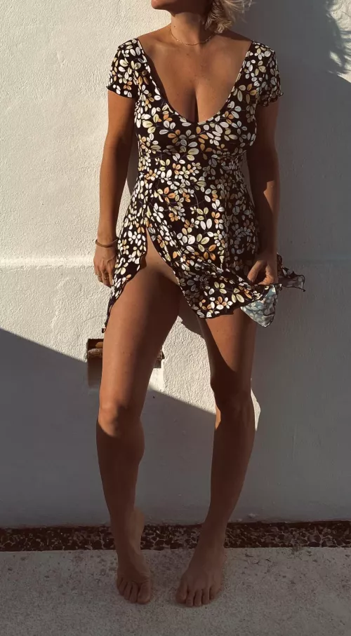 Love when she wears this WW dress out in public