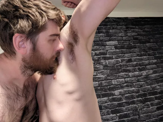 My gym bud can't help himself after we workout