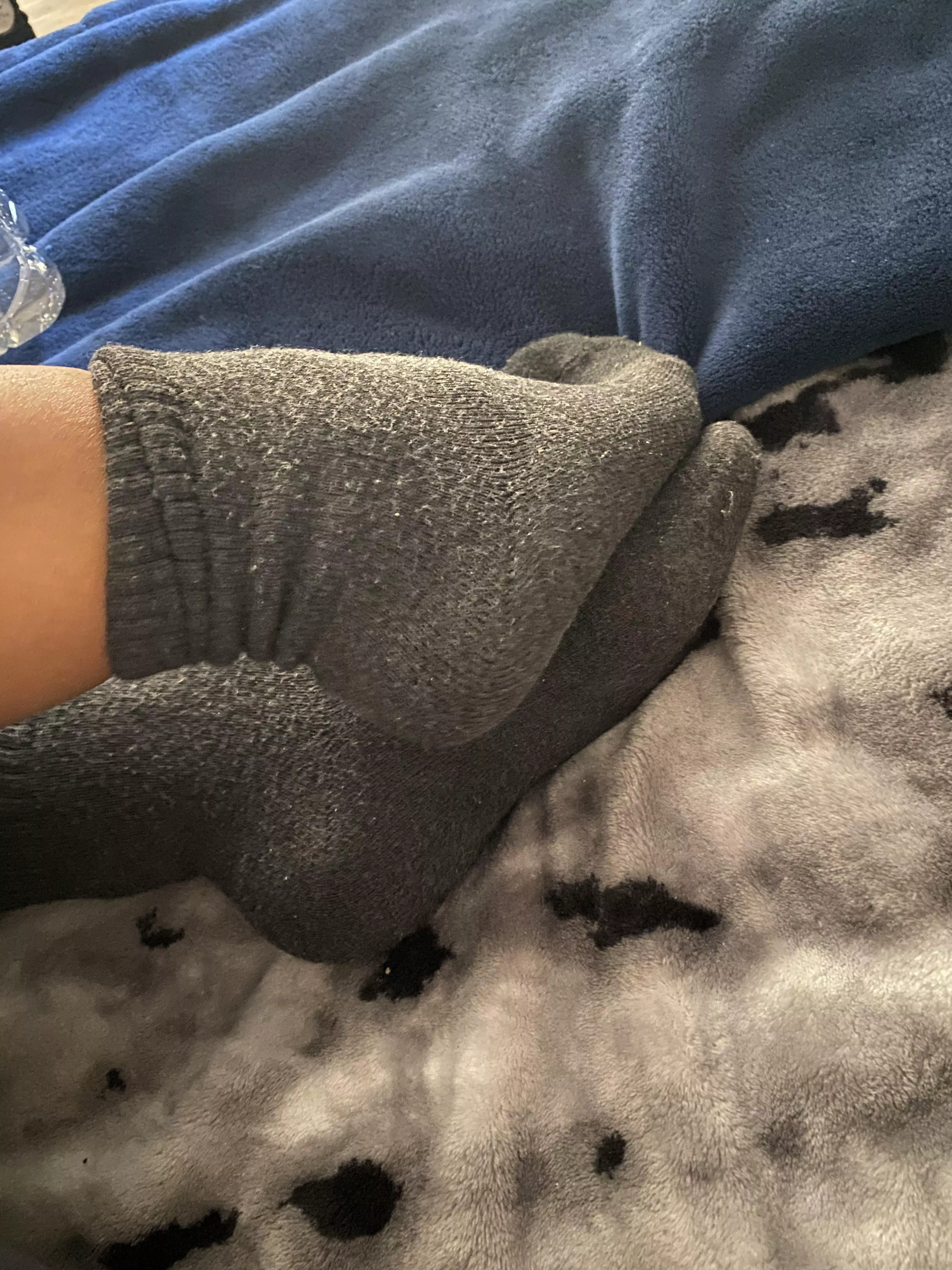 My gym socks are cozy