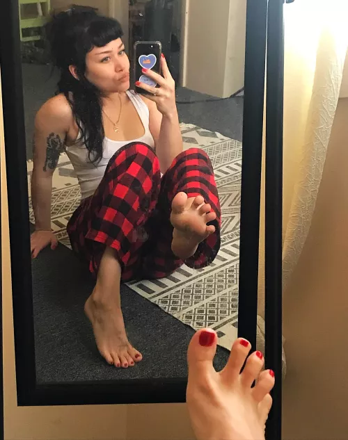 My tootsies this morning